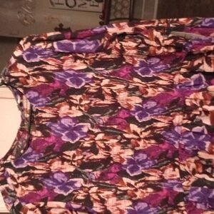 Terra & Sky Tiered Maxi Dress Sz 3XL